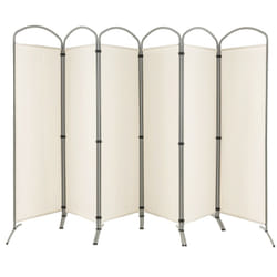 188cm Privacy Screen Panel Folding Room Divider Fabric Wall Divider