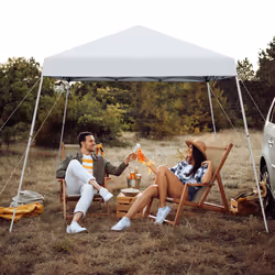 3 x 3m Outdoor Instant Pop-up Canopy Folding Slanted Leg Canopy Tent