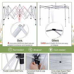 10ft x 10ft Outdoor Pop-up Canopy Easy Pop-up Canopy Tent