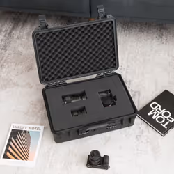 Waterproof Hard Case Storage Secure Box Camera Case with Foam Insert