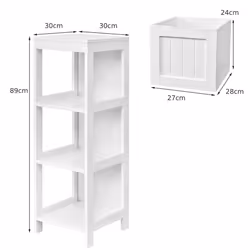 Bathroom Floor Cabinet Multifunctional Side Storage Cabinet Simple