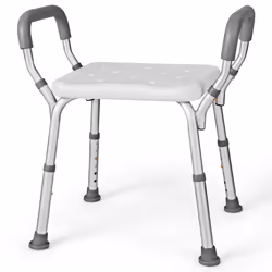 Adjustable Bath Stool Bath Chair Shower Bench Anti-Slip Shower Chair