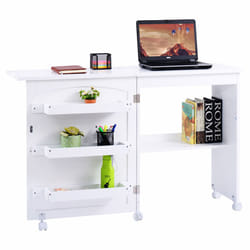 Folding Sewing Craft Table Multifunctional Sewing Machine Cart Table