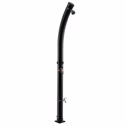 218CM Solar-Heated Shower Outdoor Shower 2-Section Freestanding Shower