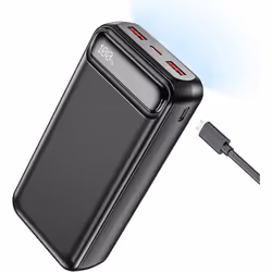 Dudao Power Bank 50000mAh 22.5W Fast Charging Portable with Flashlight, 3 Outputs & 2 Inputs Huge Capacity Battery Pack for i ...