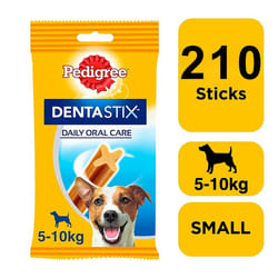 210 Pedigree Dentastix Daily Dental Sticks Dog Treats Small Dog Chews