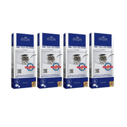 Pack of 4 Finum Large Disposable 100 Count Tea Filter Bags