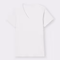 Gu By Uniqlo Style Dry Mesh V Neck Tee  Short sleeVe - 00 WHITE/XS