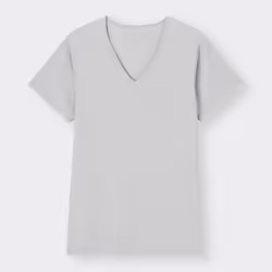 Gu By Uniqlo Style Dry Mesh V Neck Tee  Short sleeVe - 00 WHITE/XS