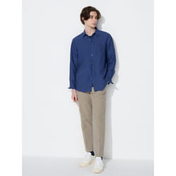 Uniqlo Japan Impressive Pants  Cotton Like - 32 BEIGE/82