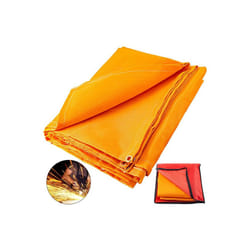 Vevor HT10X10JS00000001V0 10 x 10 ft. Orange Welding Portable Blanket with Carry Bag