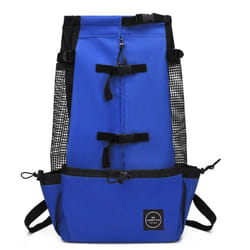 Breathable Dog Carrier Bag Outdoor Travel Puppy Medium Dog Backpack Portable Reflective Pet Carrier Bags Pet Carrying - blue, XL for 15-30 kg