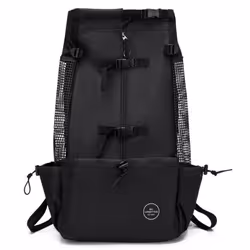 Breathable Dog Carrier Bag Outdoor Travel Puppy Medium Dog Backpack Portable Reflective Pet Carrier Bags Pet Carrying - black ...