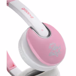 Groov-e GV-590-PW Headphones Wired Head-band Music Pink, White