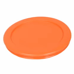 Pyrex 7200-PC Round 2 Cup Storage Lid for Glass Bowls (6 Orange)