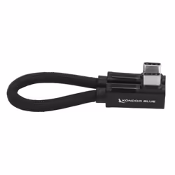 Kondor Blue KB-USBC-DRA-8-BK USB cable USB 3.2 Gen 2 (3.1 Gen 2) 0.2 m Black - Additional view 3