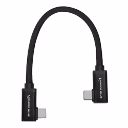 Kondor Blue KB-USBC-DRA-8-BK USB cable USB 3.2 Gen 2 (3.1 Gen 2) 0.2 m Black - Additional view 5