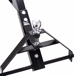 Oypla Metal Caravan Boat Jet Ski Trailer Dolly - Black - 275KG Load Capacity