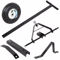 Oypla Metal Caravan Boat Jet Ski Trailer Dolly - Black - 275KG Load Capacity