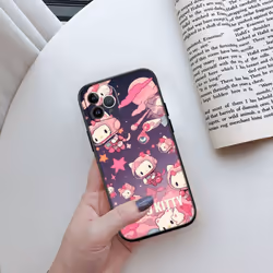 Ii8 Hello Kitty Phone Case For Iphone 6 6s 7 8 11 12 13 14 15 Xs Pro Max Xr X Se Samsung S20 S21 S22 S23 S24 Fe Ultra Plus L  ...