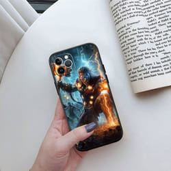 II22 Thor Loki Phone Case for iPhone 6 6s 7 8 11 12 13 14 15 XS Pro Max XR X SE Samsung S20 S21 S22 S23 S24 FE Ultra Plus Li - lava, iPhone 11 Pro Max