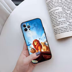 II11 Lion King Phone Case for iPhone 6 6s 7 8 11 12 13 14 15 XS Pro Max XR X SE Samsung S20 S21 S22 S23 S24 FE Ultra Plus Lit ...