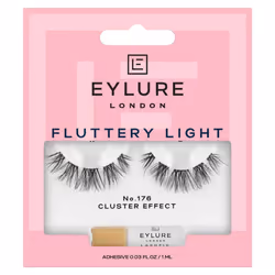 Eylure Fluttery Light Cluster No 176 False Eye lashes Reusable
