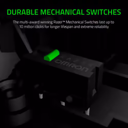 DeathAdder Essential Gaming Mouse: 6400 DPI Optical Sensor - 5 Programmable Buttons - Mechanical Switches - Rubber Side Grips - Classic Black