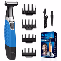 Electric Shavers, Beard Trimmer Men, Washable Beard Grooming,Cordless USB Rechargeable Body Groomer and Hair Remover for Eyeb ...