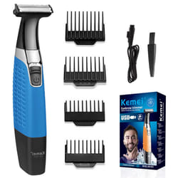 Electric Shavers, Beard Trimmer Men, Washable Beard Grooming,Cordless USB Rechargeable Body Groomer and Hair Remover for Eyebrow, Beard Facial& Body