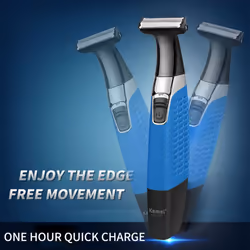 Electric Shavers, Beard Trimmer Men, Washable Beard Grooming,Cordless USB Rechargeable Body Groomer and Hair Remover for Eyebrow, Beard Facial& Body