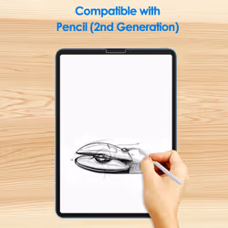 2-Pack Screen Protector for iPad Air 5/4 10.9-Inch, iPad Pro 11-Inch All Models, Face ID Compatible, Tempered Glass Film