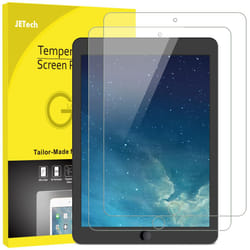 Screen Protector for iPad (9.7-Inch, 2018/2017 Model, 6th/5th Generation), iPad Air 1, iPad Air 2, iPad Pro 9.7-Inch, Tempered Glass Film, 2-Pack