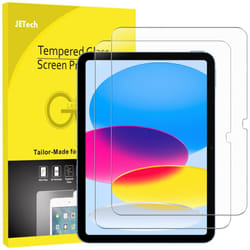 Screen Protector for iPad 10 (10.9-Inch, 2022 Model, 10th Generation), 9H Tempered Glass Film, HD Clear, 2-Pack