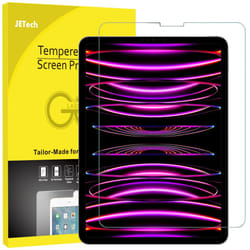 Screen Protector for iPad Pro 11-Inch All Models, iPad Air 5/4 2022/2020 10.9-Inch, Face ID Compatible, Tempered Glass Film