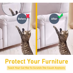Anti-Scratch Tape For Cats, 8 Sheets Of Furniture Protection Paper