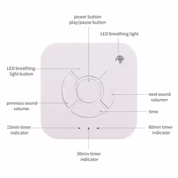 Portable 9 Sound Light Sleeping Machine White Noise Machine
