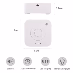 Portable 9 Sound Light Sleeping Machine White Noise Machine
