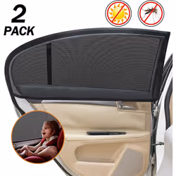 Universal Car Window Shade, 2 Pack Car Side Window Sun Shade, Sun Glare, and Privacy Protection