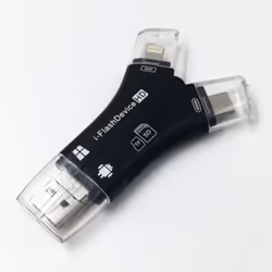 4 in 1 External Card Reader USB Micro SD & TF Card Reader Adapter Computer Accessories