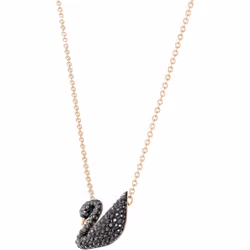 Women's Jewelry Collection, Rose Gold Tone Finish, Black Crystals