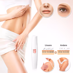 Rechargeable Eyebrow Trimmer and Facial Hair Remover for Women
