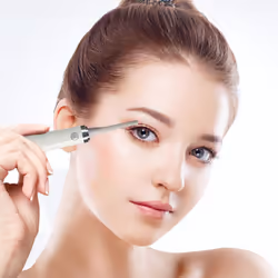 Heated Eyelash Curler, Electric Eyelash Curler with Silicone Comb