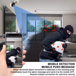 1080P Indoor Security Camera for Baby Monitor, Dog Camera w/Motion Detection