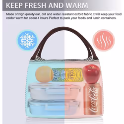 Insulated lunch bag for women Reusable lunch bag for adults, insulated bag Waterproof lunch bag for women with pockets