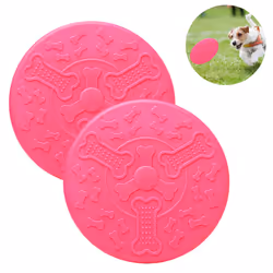Indestructible Dog Flying Disc, Interactive Dog Flyer Toy
