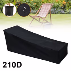 Waterproof Patio Chair Cover 210D Outdoor Furniture Cover, Heavy Duty Outdoor Lounge Chair Cover