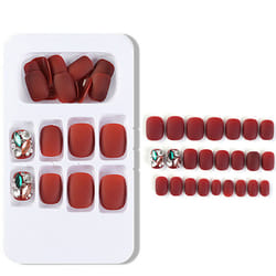 3 boxes Color Press-On Manicure, Gel Nail Kit, Nail patch wear manicure nail