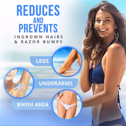 Exfoliating Brush For Treating And Preventing Razor Acne And Ingrown Hairs