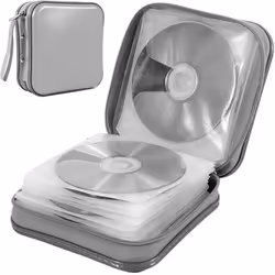 40 Capacity Cd/Dvd Portable Case Holder Wallet Disc Storage Binder